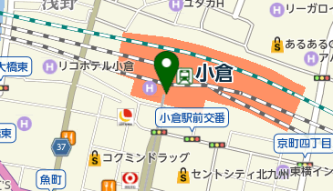 ファミリーマート JR小倉駅店の地図画像