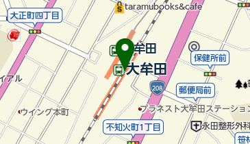 ファミリーマート JR大牟田駅店の地図画像