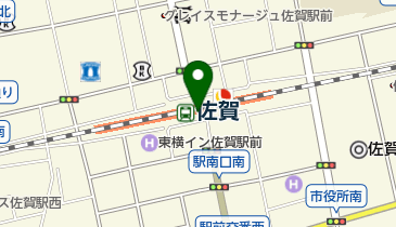 ファミリーマート JR佐賀駅店の地図画像