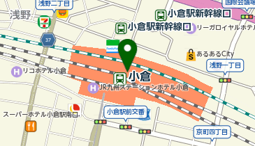ファミリーマート JR小倉駅改札口店の地図画像