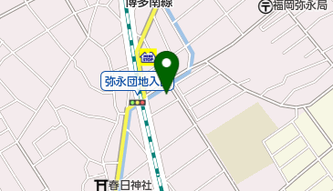 ファミリーマート 福岡弥永4丁目店の地図画像