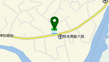 ファミリーマート 熊本黒髪6丁目店の地図画像