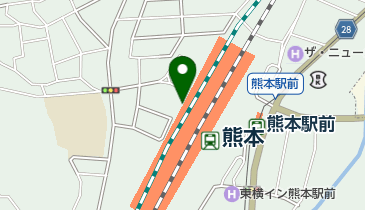 ファミリーマート 銘品蔵熊本駅新幹線口店の地図画像