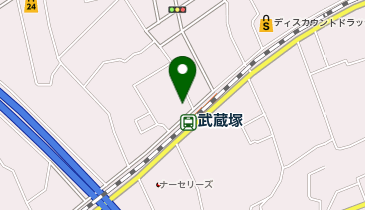 ファミリーマート JR武蔵塚駅前店の地図画像