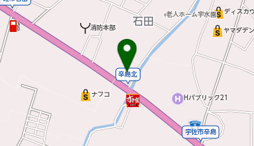 ファミリーマート 宇佐辛島店の地図画像