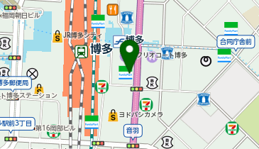 ファミリーマート 博多駅筑紫口店の地図画像