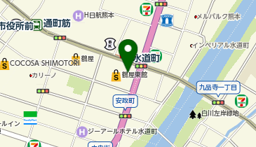 ファミリーマート 熊本水道町店の地図画像