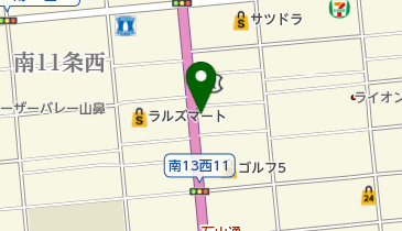 ファミリーマート 札幌南12条店の地図画像