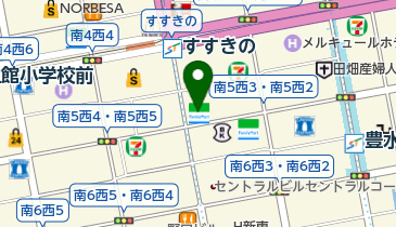 ファミリーマート 札幌すすきの店の地図画像