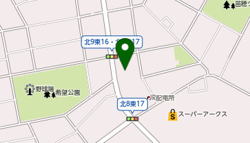 ファミリーマート 札幌北8条東17丁目店の地図画像