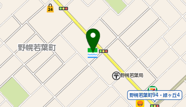 ファミリーマート 江別野幌若葉店の地図画像