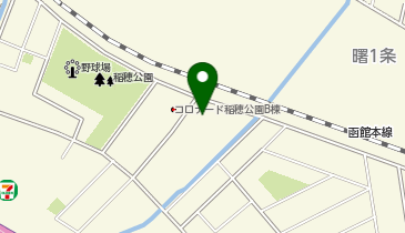 ファミリーマート 札幌稲穂1条店の地図画像