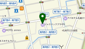 ファミリーマート 札幌南7条西3丁目店の地図画像