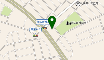 ファミリーマート 札幌美しが丘3条店の地図画像