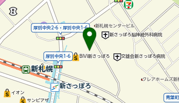 ファミリーマート マールク新さっぽろ店の地図画像