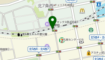 ファミリーマート 札幌北6条西7丁目店の地図画像
