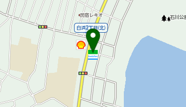 沖縄ファミリーマート 石川白浜店の地図画像