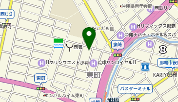 沖縄ファミリーマート 東町店の地図画像