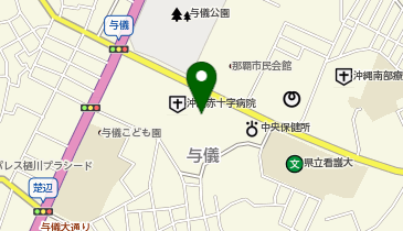 沖縄ファミリーマート 沖縄赤十字病院店の地図画像