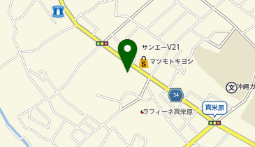 沖縄ファミリーマート 宜野湾真栄原二丁目店の地図画像