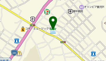 沖縄ファミリーマート 沖縄くすの木通り店の地図画像