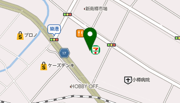 ジョリーパスタ 小樽築港店の地図画像