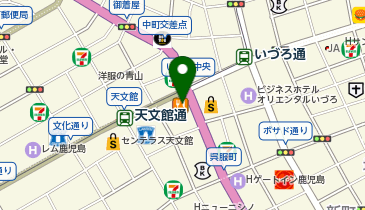 ジョリーパスタ 鹿児島天文館店の地図画像