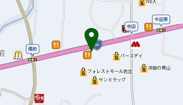 ジョリーパスタ フォレストモール岩出店の地図画像