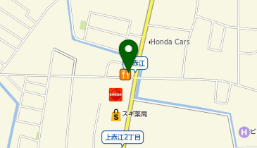 ジョリーパスタ 富山上赤江店の地図画像