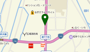 ジョリーパスタ 松本なぎさ店の地図画像
