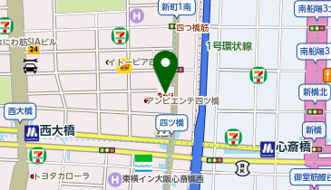 なか卯 四ツ橋店の地図画像