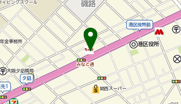 なか卯 みなと通店の地図画像