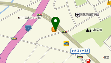なか卯 函館昭和店の地図画像