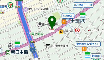 なか卯 小伝馬町店の地図画像