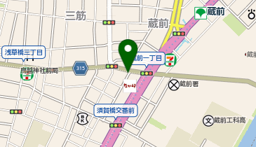 なか卯 蔵前橋店の地図画像