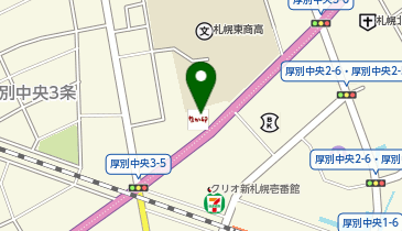 なか卯 新札幌店の地図画像