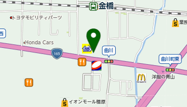 なか卯 曲川店の地図画像