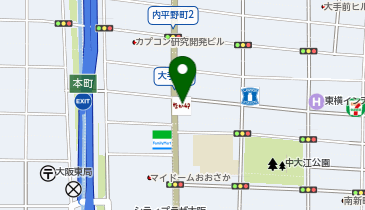 なか卯 松屋町店の地図画像