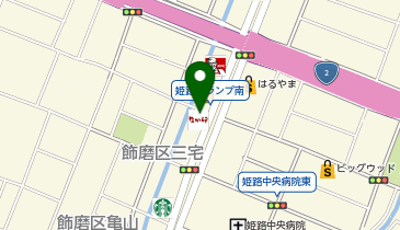 なか卯 姫路南インター店の地図画像