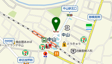 なか卯 中山店の地図画像