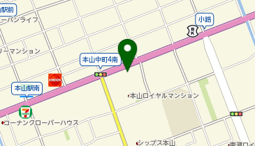 なか卯 摂津本山店の地図画像