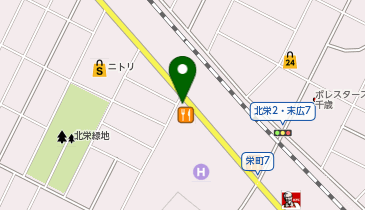 なか卯 千歳店の地図画像