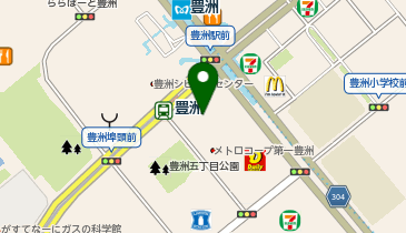 なか卯 豊洲店の地図画像