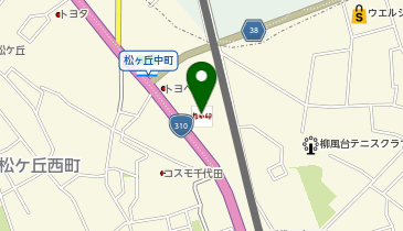 なか卯 ハイパーアロー松ヶ丘店の地図画像