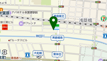 なか卯 秋葉原昭和通り口店の地図画像