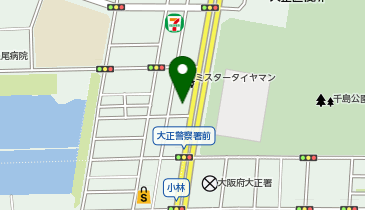 なか卯 大正千島店の地図画像