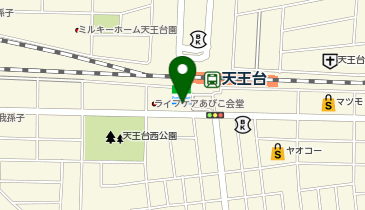 なか卯 天王台駅前店の地図画像