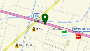 なか卯 米子皆生店の地図画像