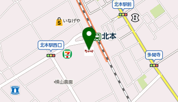 なか卯 北本店の地図画像