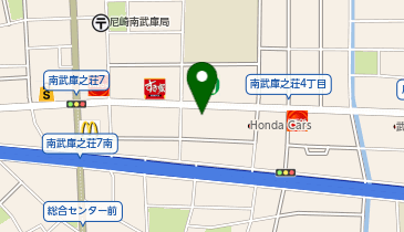 なか卯 南武庫之荘店の地図画像